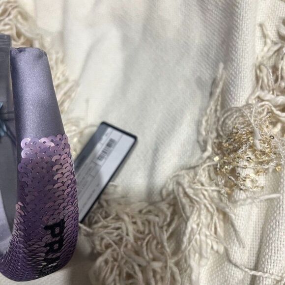 Prada Sequin Purple Logo Headband NEW main image 4